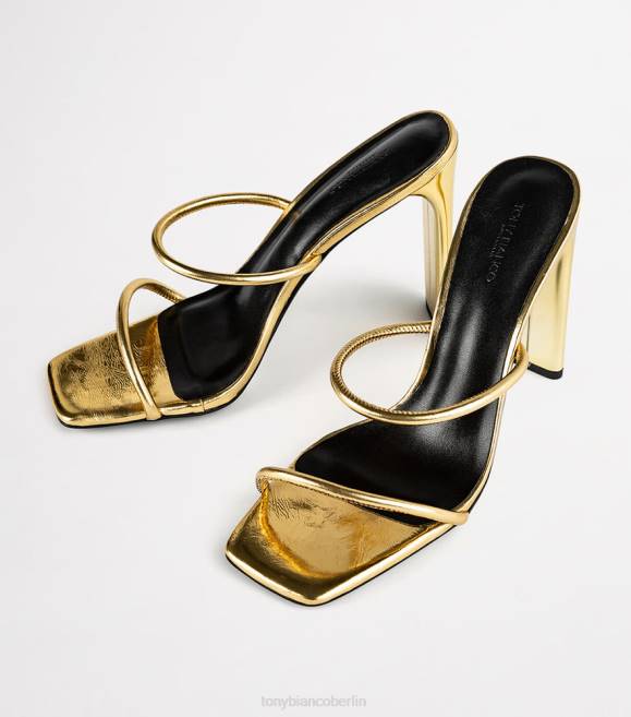 Brautschuhe| de Tony Bianco Frauen Florence-Heels Goldfolie 4624342